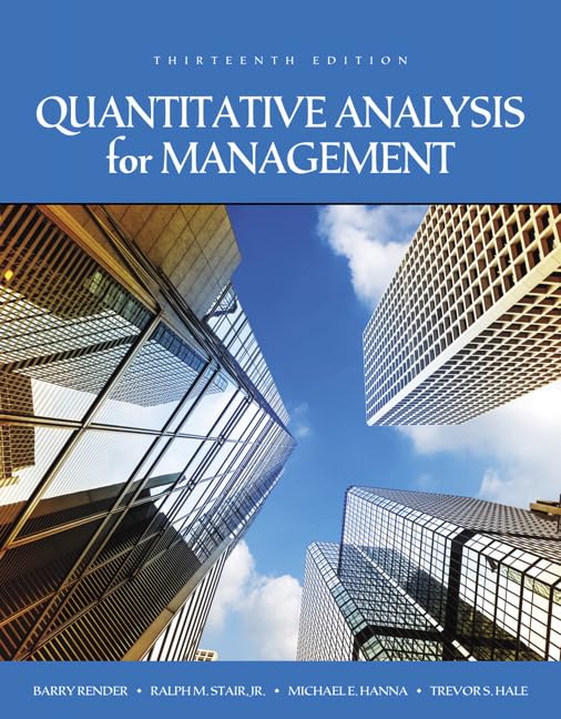 Quantitative Analysis for Management
