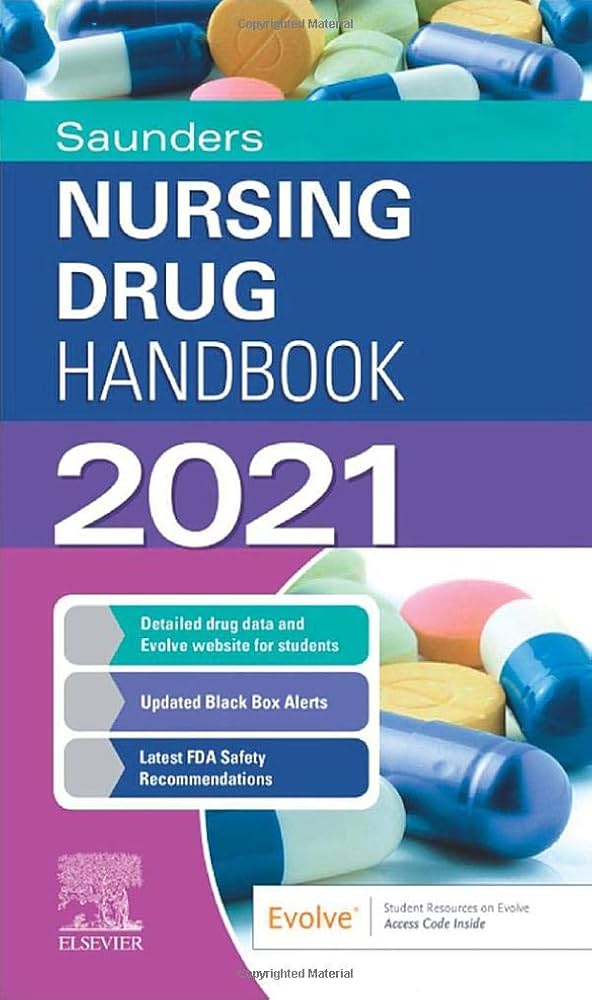 Saunders Nursing Drug Handbook 2021 By Robert J. Kizior, Keith Hodgson