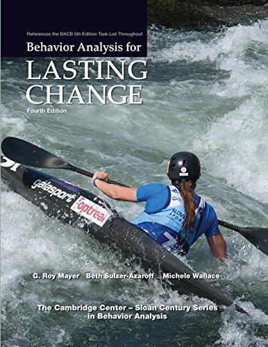 Behavior Analysis for Lasting Change 6th Edition