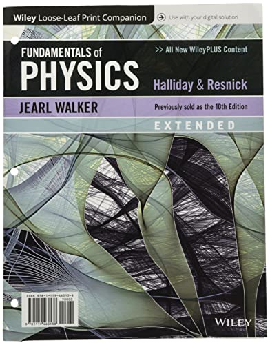 [PDF] Fundamentals of Physics Extended, 10th Edition