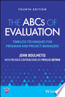 The ABCs of Evaluation: Timeless Techniques for Program and ...