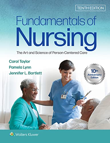 TEST BANK Fundamentals of Nursing 10th Edition Taylor