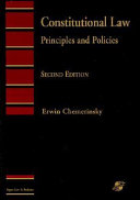 Constitutional Law: Principles and Policies (Aspen Treatise ...
