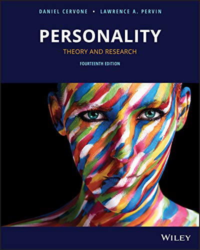 Personality: Theory and Research, Fourteenth Edition ...
